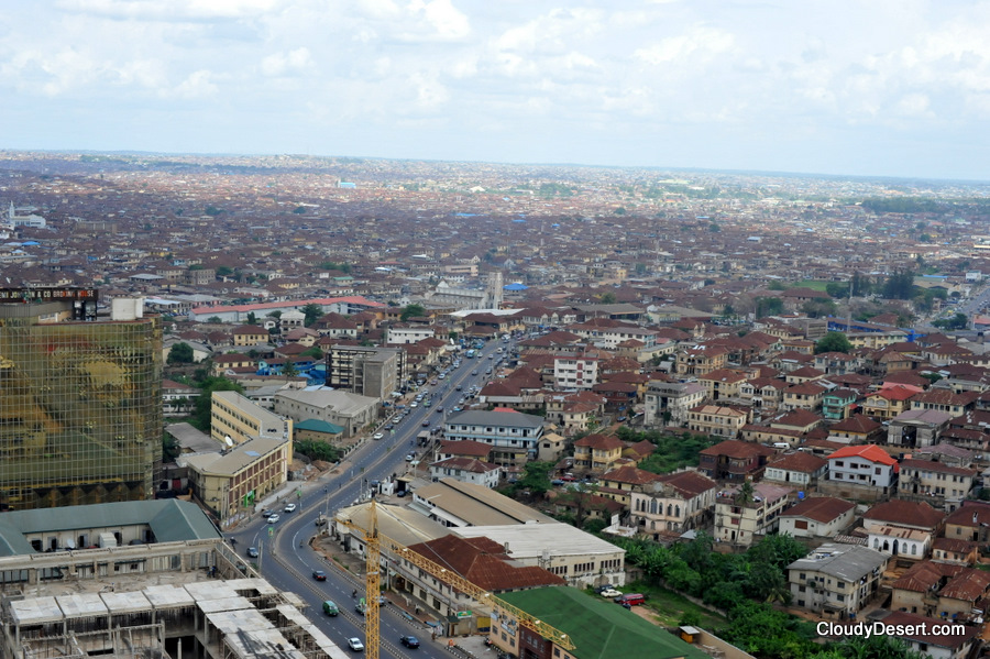 Aerial view of Ibadan